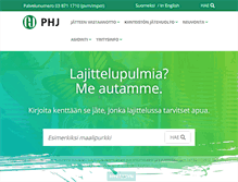 Tablet Screenshot of phj.fi